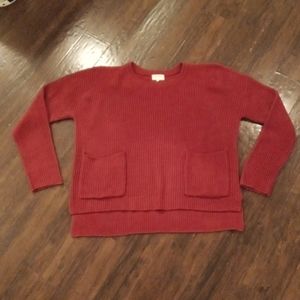 Mellody Red Knit Sweater Women's Large